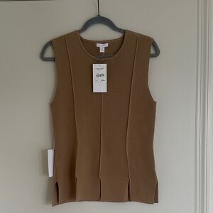 Tan Sleeveless Top